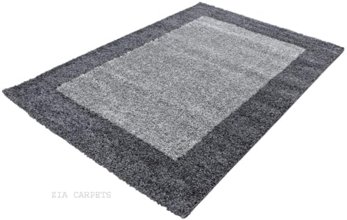 Image of zia carpets Cozy Soft Shaggy Non Slip Carpet for Home Decor Aesthetic Rugs with 2.5 inch Thikness Size 5x8 feet