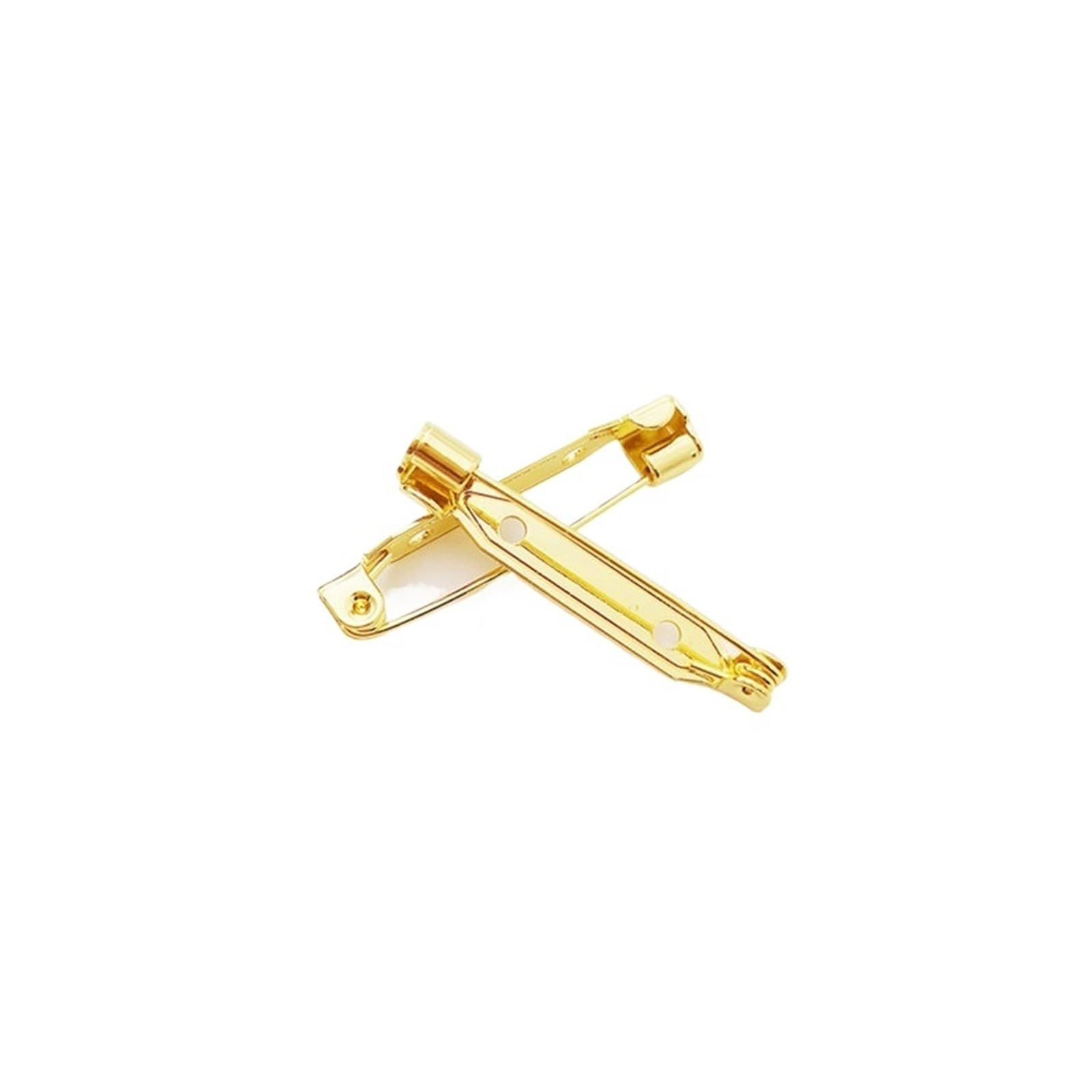 Broches magnéticos, imperdibles de Seguridad, Paquete de 10 broches de Metal Dorado con tamaño de 21/24/30 mm(24mm)