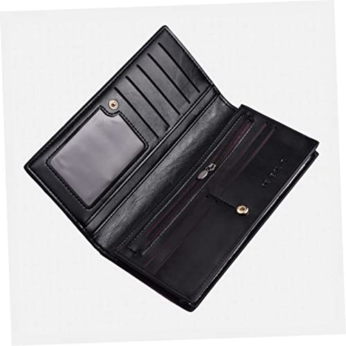 Men's Fashion Pu Leather Wallet Large Capacity Soft Leather Wallet for Credit Cards Cash Id Design for Everyday Use4