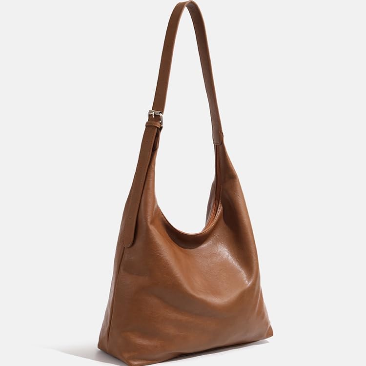 Slouchy Shoulder Bag Soft PU Leather Purse Vintage Tote Underarm Hobo Bags Trending Women Handbags and Purses2