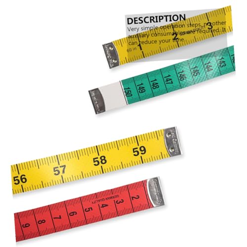 Set 3 Cintas Métricas Retráctiles Flexibles Para Medición miniatura 2