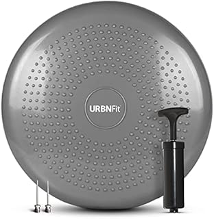 Balance Disc - Stability Wobble Cushion - Lumbar Support For Desk and Office Chair, Lower Back Pain Relief and Support - Kid's Wiggle Seat For Classrooms - Home Gym Workout Equipment - Pump Included