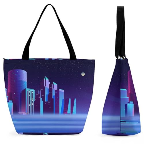Sac à main élégant Ville De Rêve grand cabas féminin pour voyage et shopping de luxe