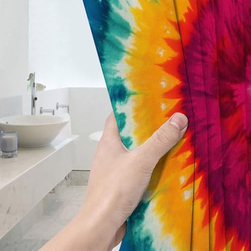 Rideau de douche polyester imperméable 180 x 200 cm lavable pour bain - 5