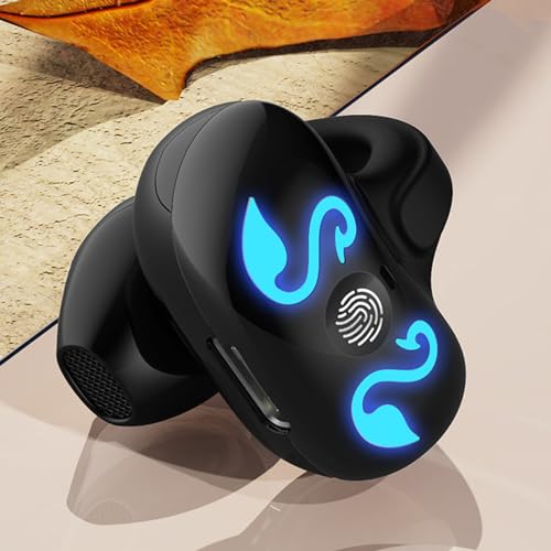Sanpyl Single Ear Ear Clip Earbuds, V5.3 Non in Ear Earphones, Ear Bud Clip On Earbud Open Ear Headphone, Ear Clip Bone Conducting Induction Earphone, Business Sports Headset