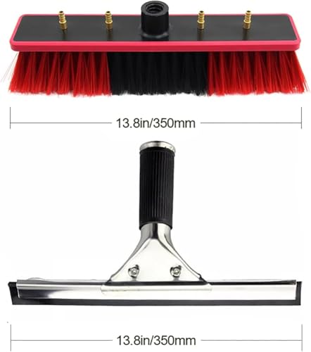 Kit perche alimentée en eau pour nettoyage de panneau et toit - 5