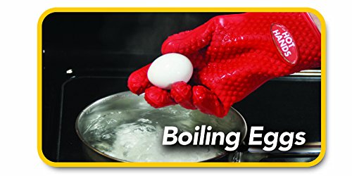 Ontel Hot Hands Heat Resistant Silicone Gloves Mitts For Grilling, Bbq, Kitchen, Cooking, Baking, Pots, Pans, Smoking And Oven #TOP2