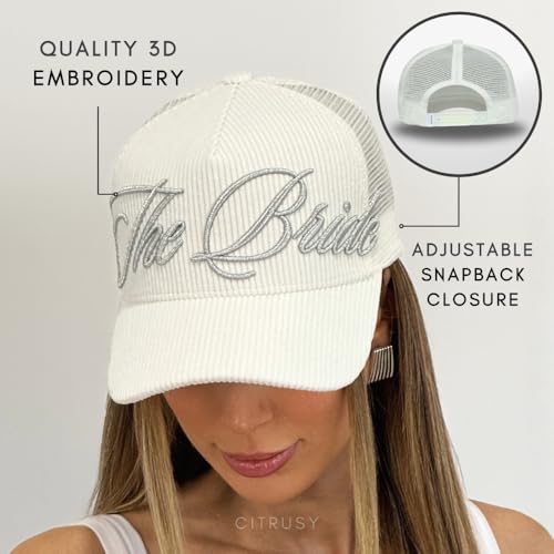 Image of Vintage Faith & Forever Trucker Hat | Men & Women | Christian Cross Jesus Hats | Bachelorette Bride Hat | Cotton | Snapback
