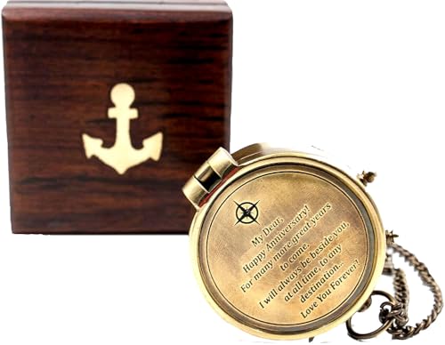 Brújula elegant para aniversario - regalo romántico miniatura 1