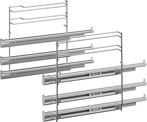 Bosch HEZ638300 Zubehör für Backöfen, 3-fach Teleskopvollauszug silber 2 Bosch HEZ638300 Zubehör für Backöfen, 3-fach Teleskopvollauszug silber 2