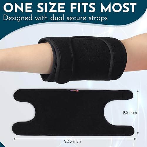 Image of SandPuppy ElbowCool -Reusable Elbow Ice Pack for Tendonitis & Tennis Elbow, Long Lasting Cold Compression Ice Pack Wrap,Pain Relief for Arthritis, Injuries, Swelling, Golfers Arm.