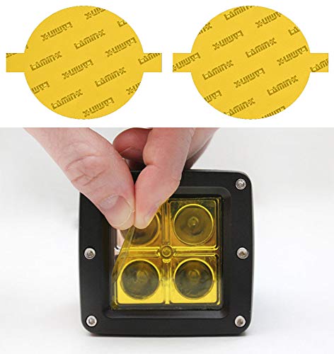 Lamin-x Custom Fit Yellow Fog Light Covers for Ford Ranger (19-)