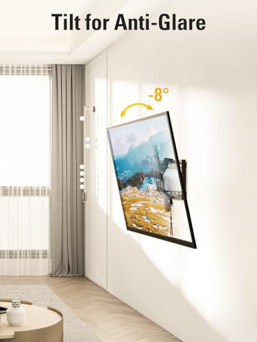 undefined Mounting Dream TV Wall Mount for Most 37-75 Inch TVs, Universal Tilt TV Mount Fit 16", 18", 24" Stud with Loading Capacity 132lbs, Max Vesa 600 x 400mm, Low Profile Flat Wall Mount TV Bracket の商品画像 1