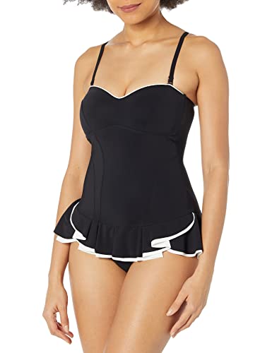 Profile by Gottex Women's Standard Belle Curve Bandeau Swimdress