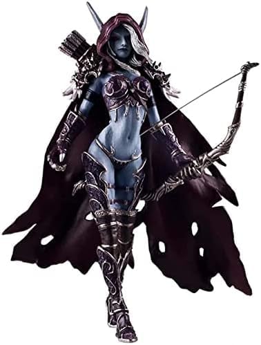 Miniatura 5 de World of Warcraft-Dark Queen, abandonado, Sylvanas Windrunner, modelo de personaje de 7 pulgadas.