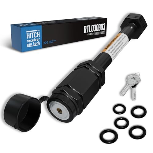 Image of RETRUE Locking Hitch Pin, 5 /8 inch Pin, Fit 2 inch and 2-1 /2 inch Class III-IV Receiver