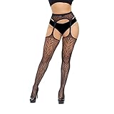 Sobzia Strümpfe Halterlos Sexy Schwarz Nylonstrümpfe Strapse Stay Up Overknees Halterlose Strümpfe Strapsstrümpfe Nylon Spitze Stockings