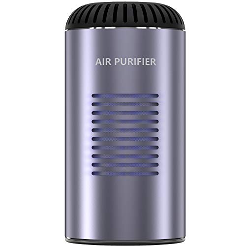 Despful Car Air Purifier Negative Ion Generator Travel Personal Air Cleaner, Portable Hepa