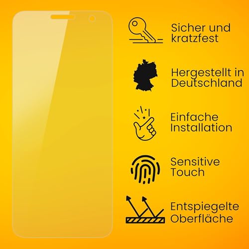 atfolix screen protector compatible with honeywell ct37 screen protection film anti-reflective and shock-absorbing fx protector film 2x