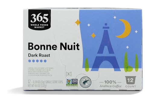 365 By Whole Foods Market Bonne Nuit Coffee Capsule, 12 Count