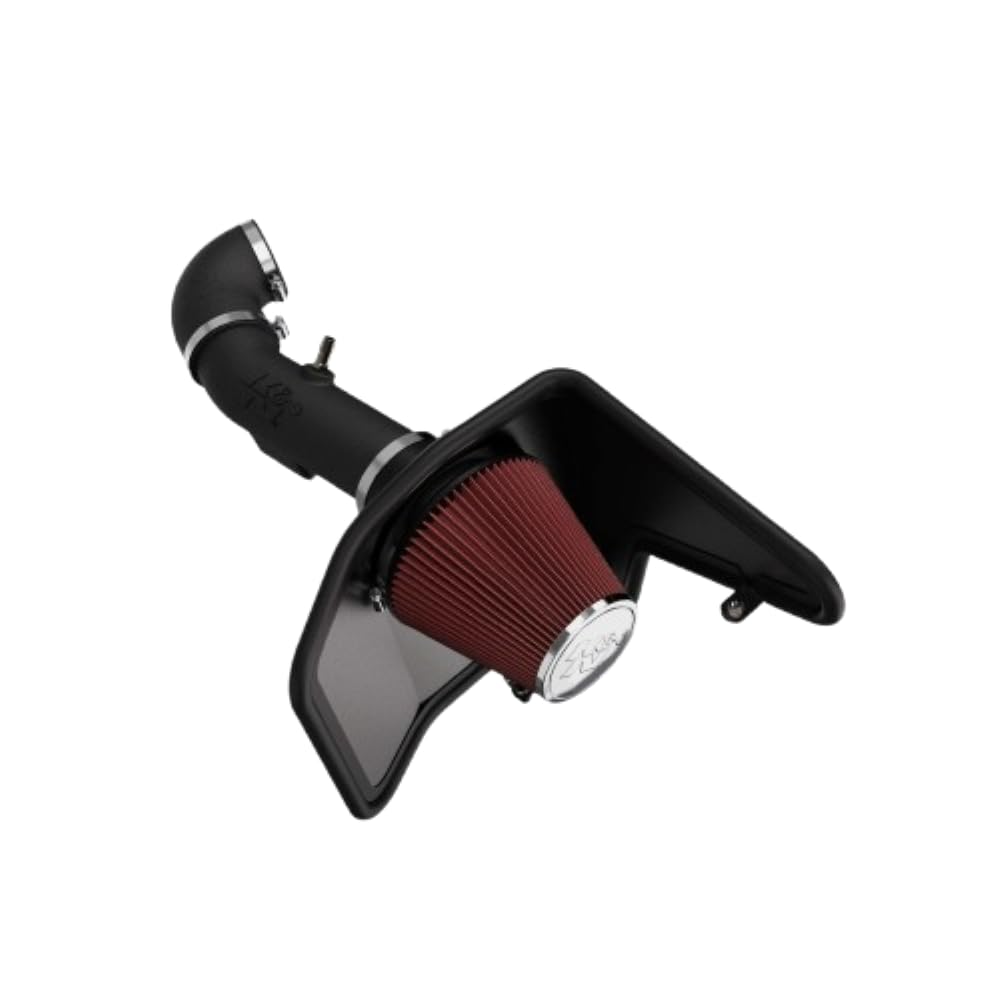 K&N Cold Air Intake Kit: Increase Acceleration & Engine Growl, Guaranteed to Increase Horsepower up to 11HP: Compatible with 3.6L, V6, 2011-2015 Chevy Camaro, 63-3078