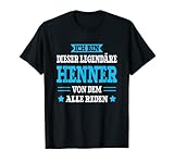 Lustiges Männer Geschenk. Henner Design Geschenk Idee für Henner.