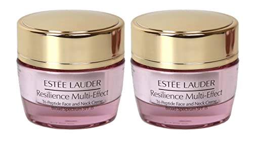 Estee Lauder Resilience Multi-Effect Face And Neck Creme Spf15 For Normal/Combination Skin, 0.5 Oz / 15 Ml Each Unboxed. Pack Of 2 #TOP23