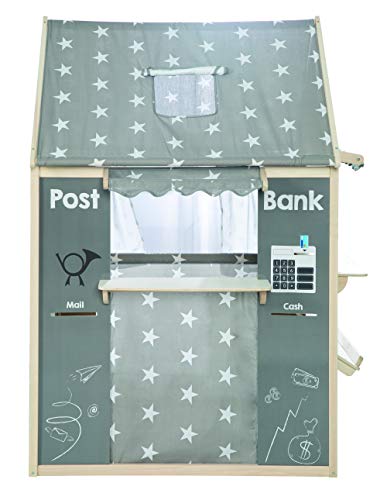 roba Spielhaus-Kombination, enthält Kaufladen, Kasperletheater, Tafel, Schalter für Post/Bank/Kiosk 6962V190 – Bild 4