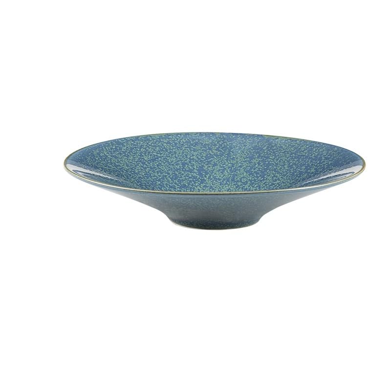 ERoomQ Dipping Bowls Style Deep Plate Ceramic Plate Household Vegetable Plate Plate Salad Plate Pasta Plate Appetizer Bowls,B-One Size (C)