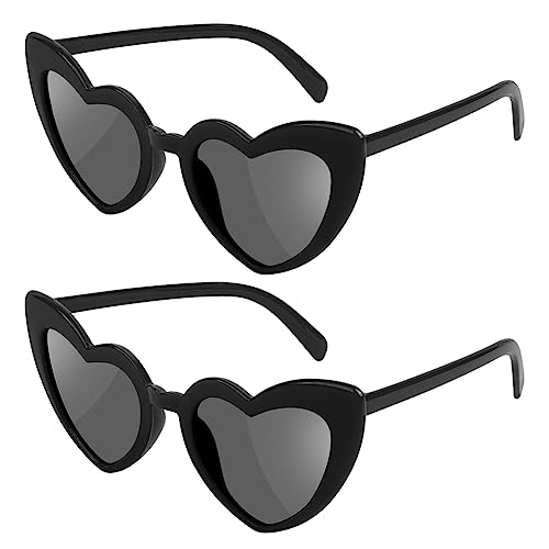 👓【AMPIA APPLICAZIONE】: occhiali da sole retrò a forma di cuore, non solo possono soddisfare il tuo abbigliamento quotidiano, ma sono anche molto adatti per feste, piscine, spiagge, riprese in strada, viaggi, festival musicali e molte altre occasioni. Può essere divertente travestirsi e fare un regalo perfetto per te o la tua famiglia!