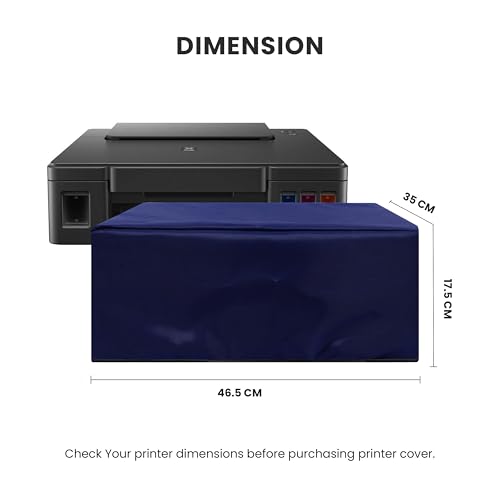 Image of Alifiya Dust Proof Washable Printer Cover for Canon Pixma G1010 / G1020 Single Function Color - Blue