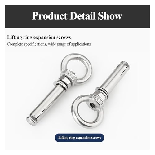Perno de ojo M16 con anclaje expansivo inoxidable antióxido para hormigón 5