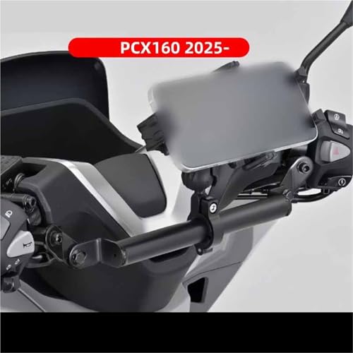 Support Smartphone PCX 160 2025 Fixation Guidon Aluminium CNC - 4