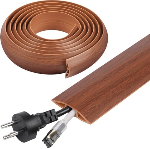 10 FT Floor Cord Cover, Cord Covers for Wires on Floor, Cord Prot...