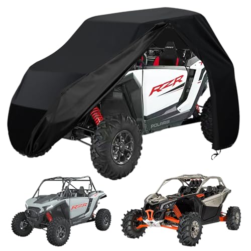 RZR Cover 2 Seater,UTV Covers Side by Side 420D Heavy Duty with Zipper