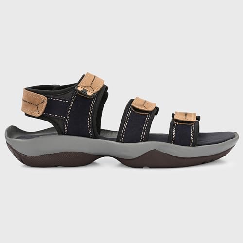 Image of Centrino Sandals for Men | Stylish Men's Casual Sandal for Office & Travel | Comfortable Sandals with Grip Insole & Quality (8141)