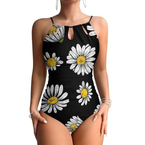 Swimsuit chrysanthème une pièce idéal pour vos vacances à la mer
