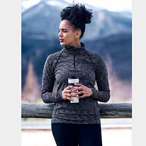 NORTH RIDGE Women's Ainslie Half Zip Pullover with Soft Brushed Back Fleece Inner, Lightweight, Breathable & Stretchy Midlayer, Ideal for Walking, Hiking & Outdoor Recreation - Image 7