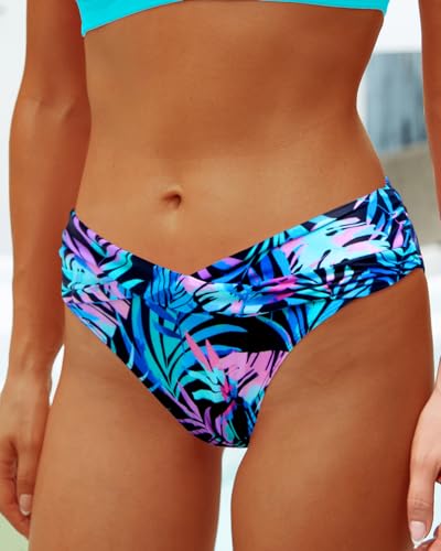 Image of Yonique Women Two Piece Bathing Suits Push Up Bikini Set Halter Swimsuit Vintage Swimwear