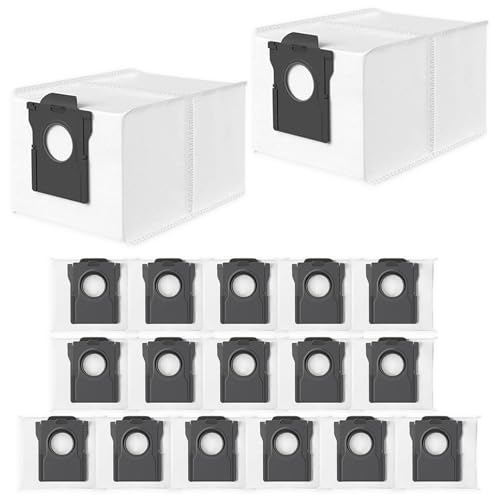 18 Pack L40 Ultra Dust Bag for Dreame X50 Ultra/Aqua10 Series/X40 Ultra/X30 Ultra/L50 Ultra/L40s Ultra/L40s Ultra AE/L40s Ultra CE/L10s Ultra Gen 2/L10s Pro Ultra Vacuum Disposable Bag