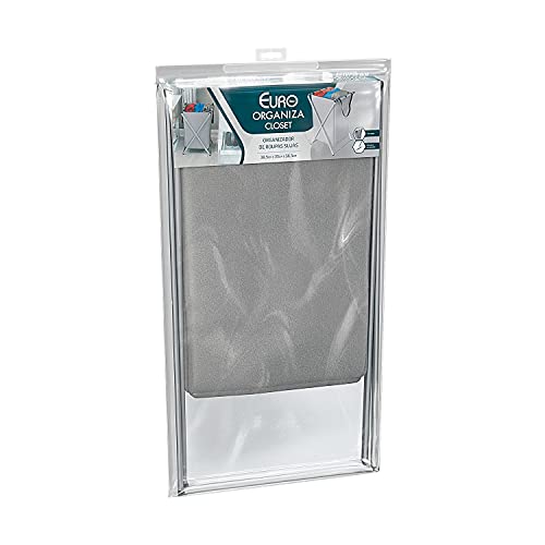 Organizador dobrável de roupas sujas com 1 compartimento, Cinza, ORG0709, Euro Home