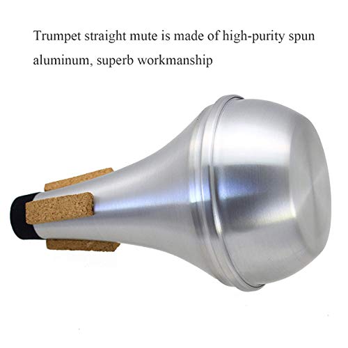Trumpet Straight Mute,Hofire Lightweight Aluminum Practice Trumpet Mute Silencer #TOP4