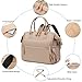LORADI Large Diaper Bag Tote, 14 Pockets Stylish Baby Bag with Stroller Clips and 3 Insulated Pockets, Baby Shower Essentials(Mocha Mousse, Large)