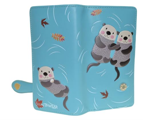 Shag Wear Otter Large Wallet 7" Teal
