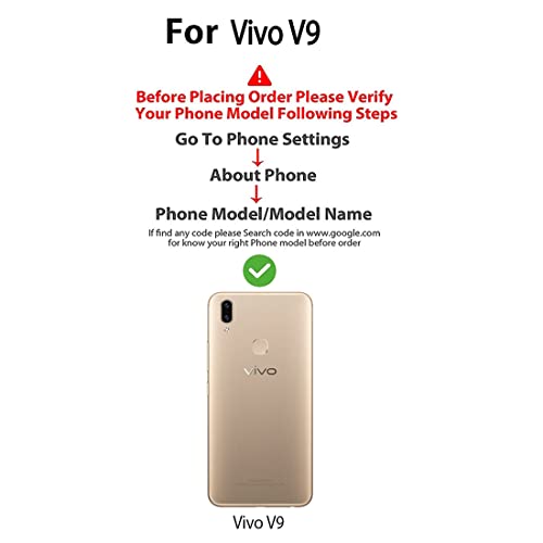 Image of Amazon Brand - Solimo Flip Leather Mobile Cover (Soft, Flexible & Kickstand Back case) Compatible for Vivo V9 / V9 Pro (Brown)
