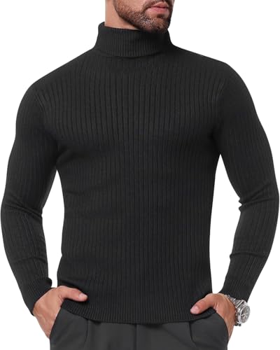 Image of NORTHWIND Men's High Turtle Neck Cotton T-Shirt