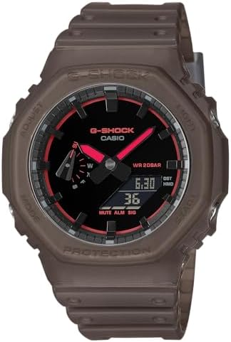 Casio G-Shock Smoke Light Analog-Digital Brown Resin Watch GA2100K-5A