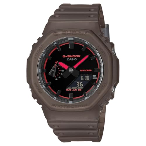 Casio G-Shock Smoke Light Analog-Digital Brown Resin Watch GA2100K-5A