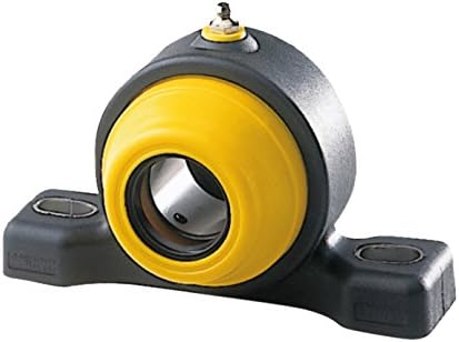 System Plast UCP206-20-SS-OEC Pillow Block Bearing, Black Polyamide Housing with 1.25" Bore Diameter