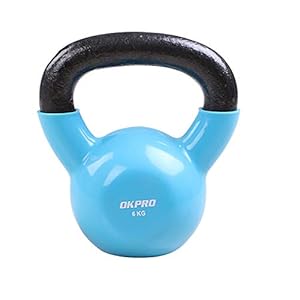 Pesa Rusa Ejercicio Kettlebell Entrenamiento De Levantamiento para Hombres Mujeres Hervidor De Agua Mancuernas Pelota Equipo De Fitness Músculo De Hierro Culturismo,6KG